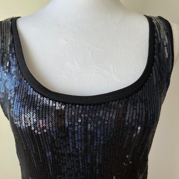 🖤 Willow & Clay Black Sequin Bodycon Midi Dress - Evening Glam! M 🖤 - Picture 2 of 9